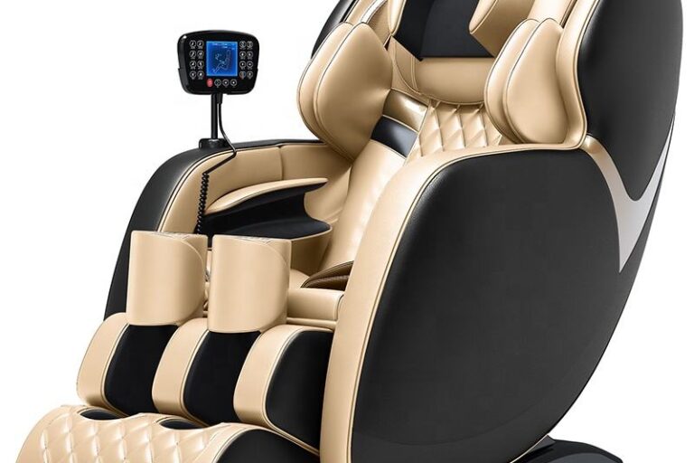 Luxury 4D SL Track Massage Chair Supplier – Full-Body Relaxation (8) Full-Body Relaxing 4D SL Track Massage Chair for Home & Spa