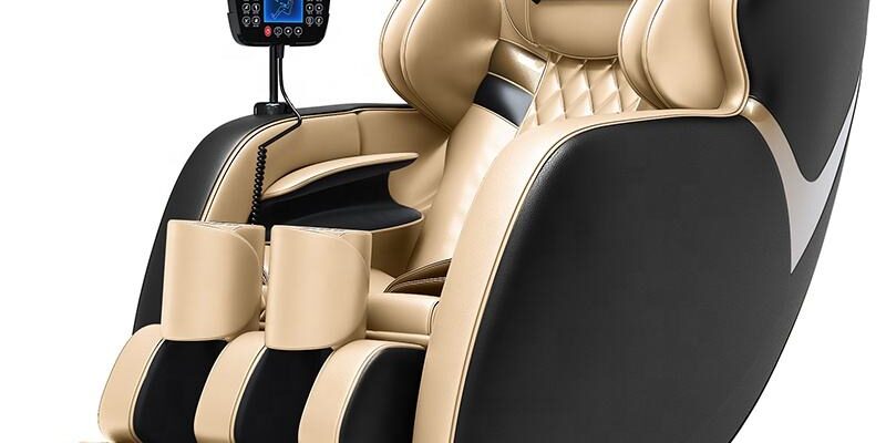 Full-Body Relaxing 4D SL Track Massage Chair for Home & Spa