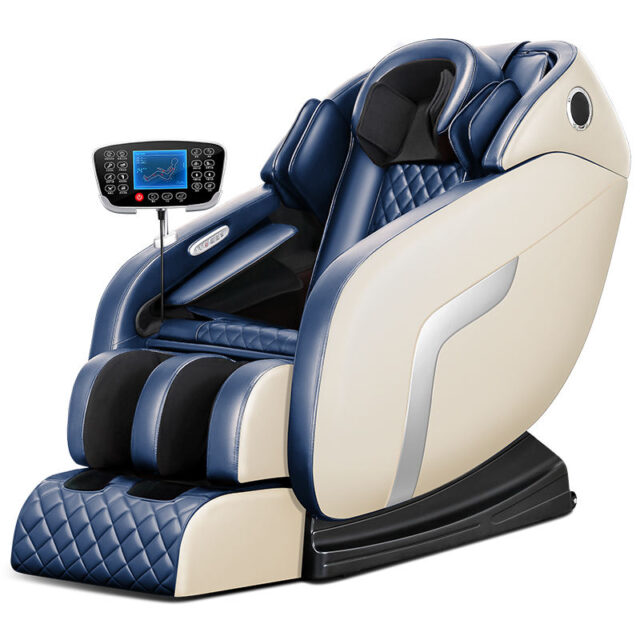 Luxury 4D SL Track Massage Chair with Zero-Gravity for Home & Spa
