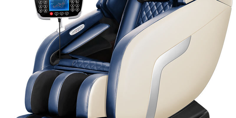 Luxury 4D SL Track Massage Chair with Zero-Gravity for Home & Spa