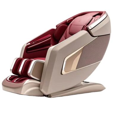 Premium luxury heated zero gravity 4D massage chair with shiatsu rollers