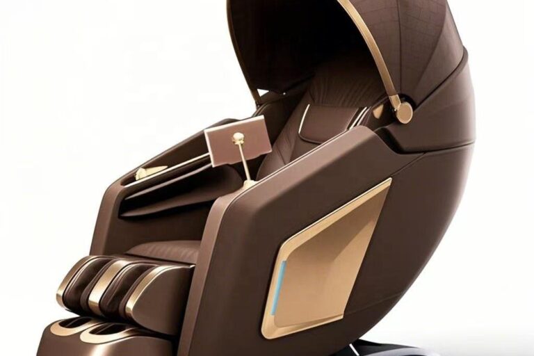 Premium luxury heated zero gravity 4D massage chair with shiatsu rollers