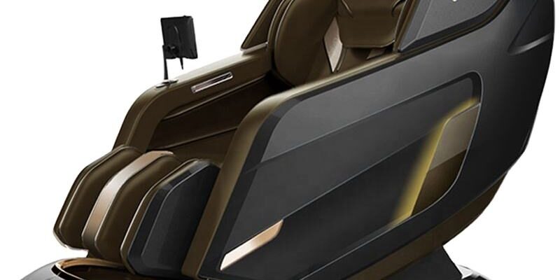 Luxury 4D Shiatsu SL Track Massage Chair with Full Body Relaxation and Heating