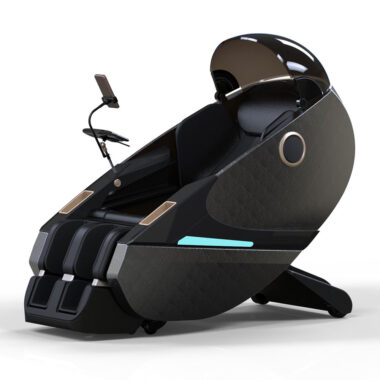 Custom full stretch back heating space-saving massage chair for office and home