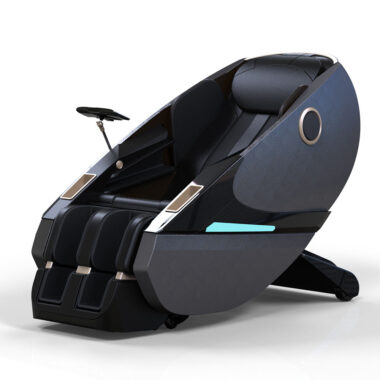 Custom full stretch back heating space-saving massage chair for office and home
