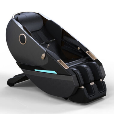 Custom full stretch back heating space-saving massage chair for office and home