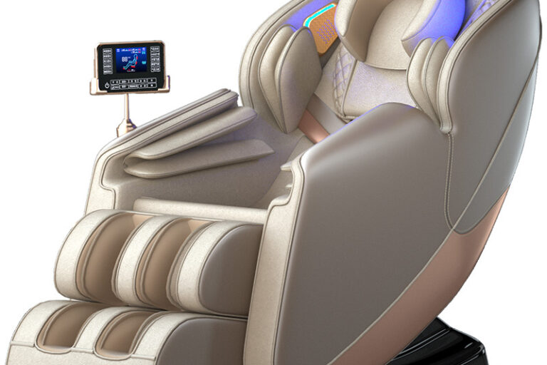 Premium space-saving massage chair with rolling foot massage and smart remote (3) Factory direct rolling foot massage space-saving massage chair with smart remote