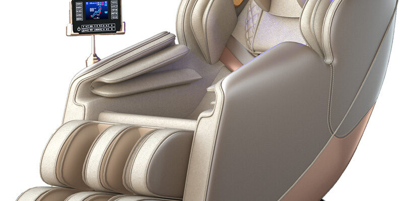 Factory direct rolling foot massage space-saving massage chair with smart remote