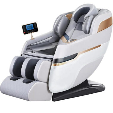 Ergonomic space-saving massage chair for office workers and seniors