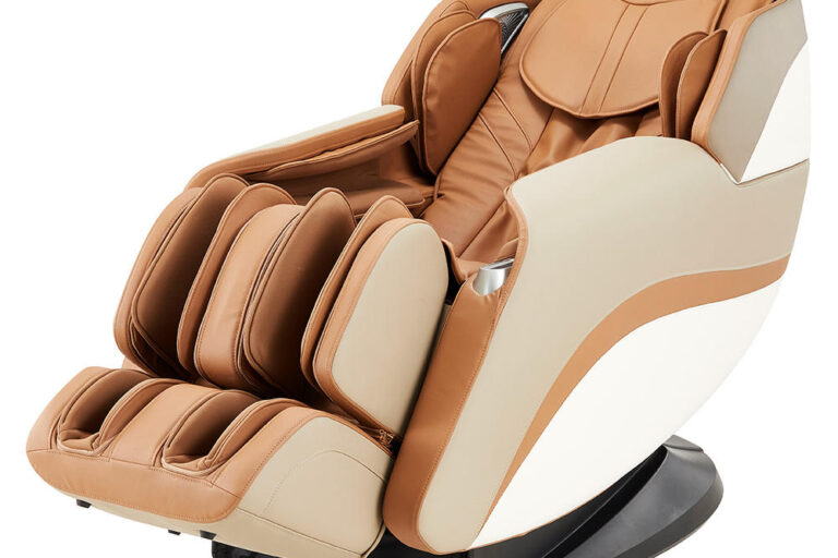 Space-saving massage chair for senior relaxation and office comfort (6) Ergonomic space-saving massage chair for office workers and seniors